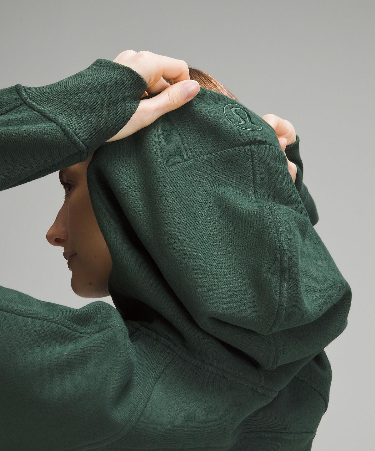 Green Lululemon Scuba Oversized Women Hoodies & Sweatshirts | NZ_LuLu91235