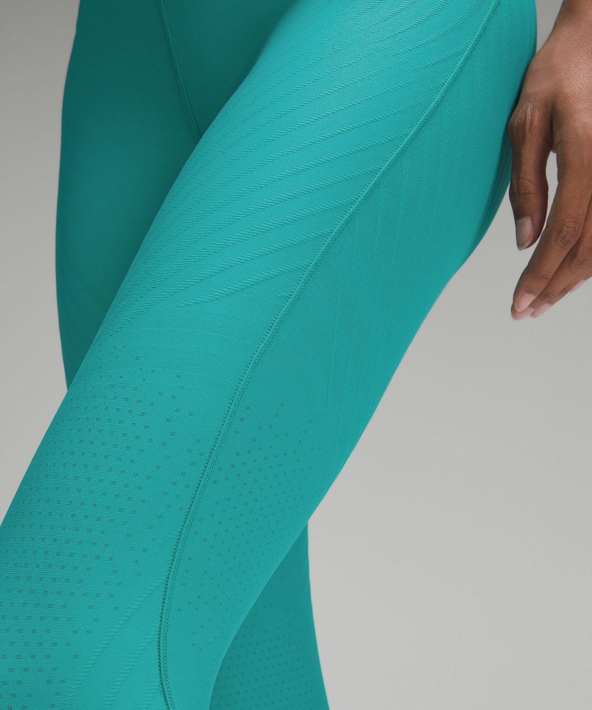 Green Lululemon SenseKnit Running High-Rise Tight 28" Women Leggings | NZ_LuLu20721