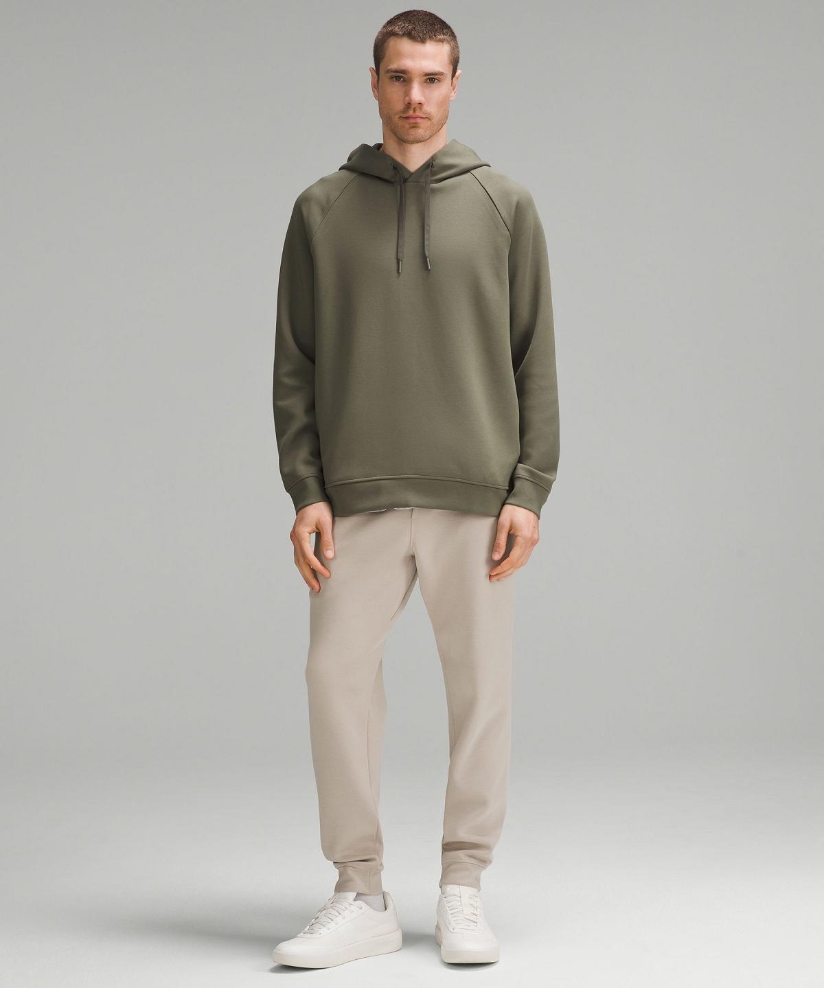 Green Lululemon Smooth Spacer Classic-Fit Men Hoodies & Sweatshirts | NZ_LuLu72440