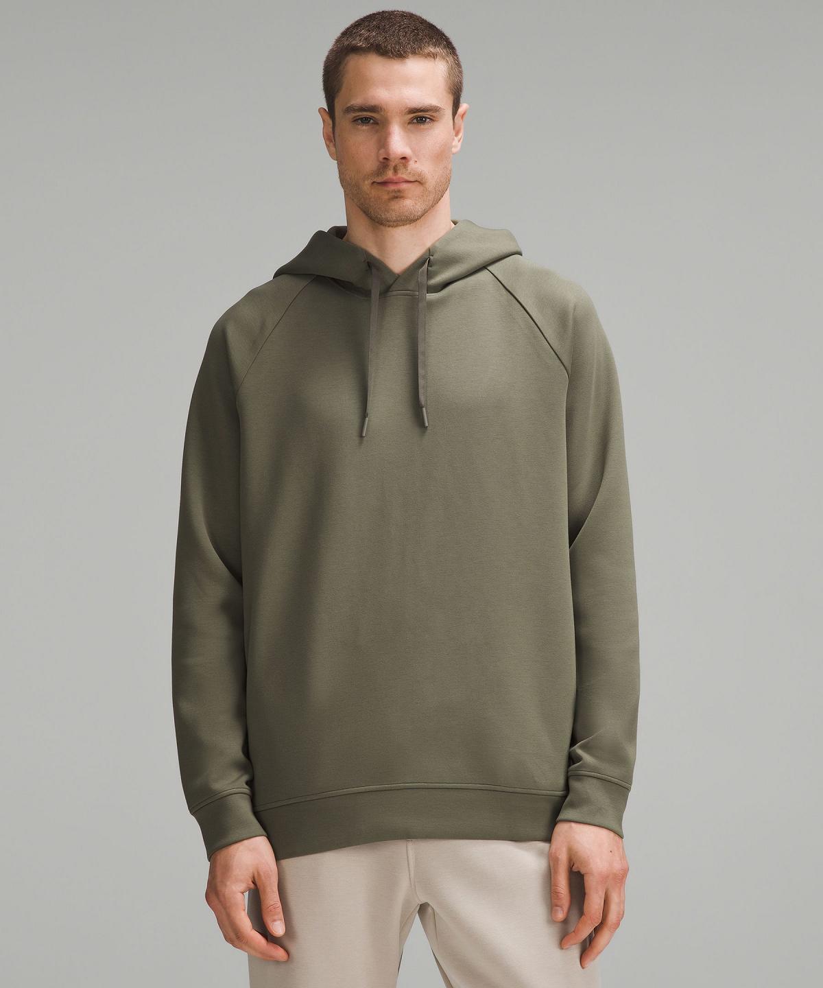 Green Lululemon Smooth Spacer Classic-Fit Men Hoodies & Sweatshirts | NZ_LuLu72440