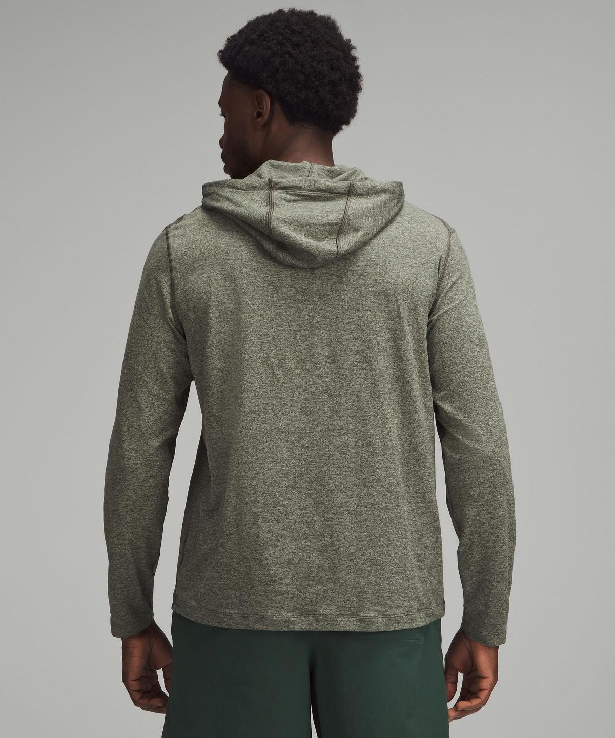 Green Lululemon Soft Jersey Men Hoodies & Sweatshirts | NZ_LuLu95261