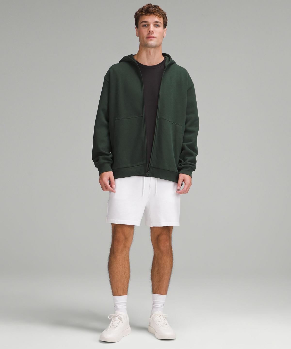 Green Lululemon Steady State Full-Zip Men Hoodies & Sweatshirts | NZ_LuLu69604