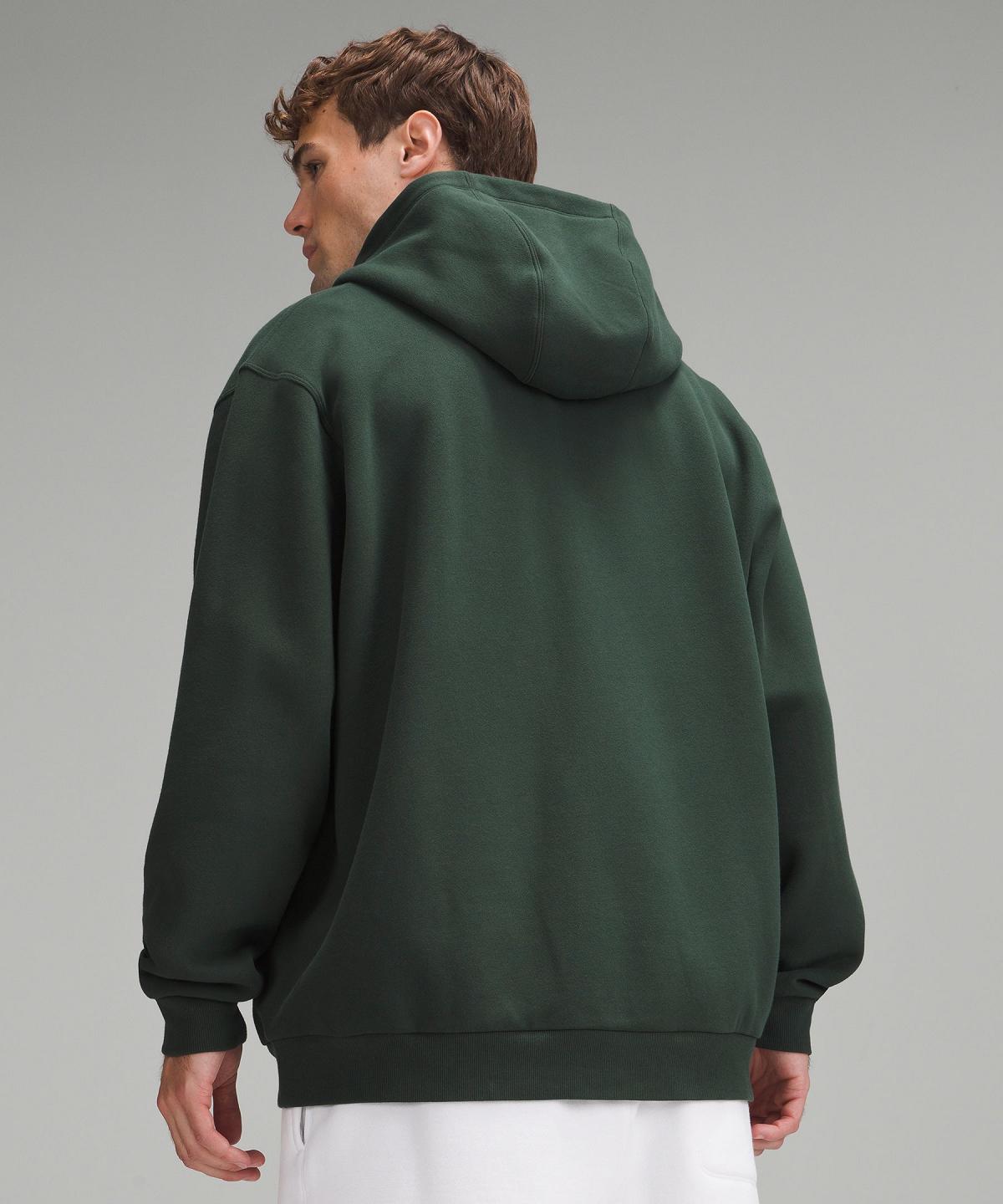 Green Lululemon Steady State Full-Zip Men Hoodies & Sweatshirts | NZ_LuLu69604