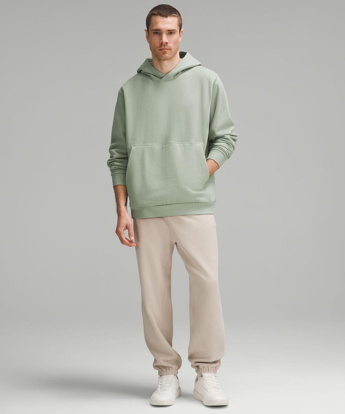 Green Lululemon Steady State Men Hoodies & Sweatshirts | NZ_LuLu72226