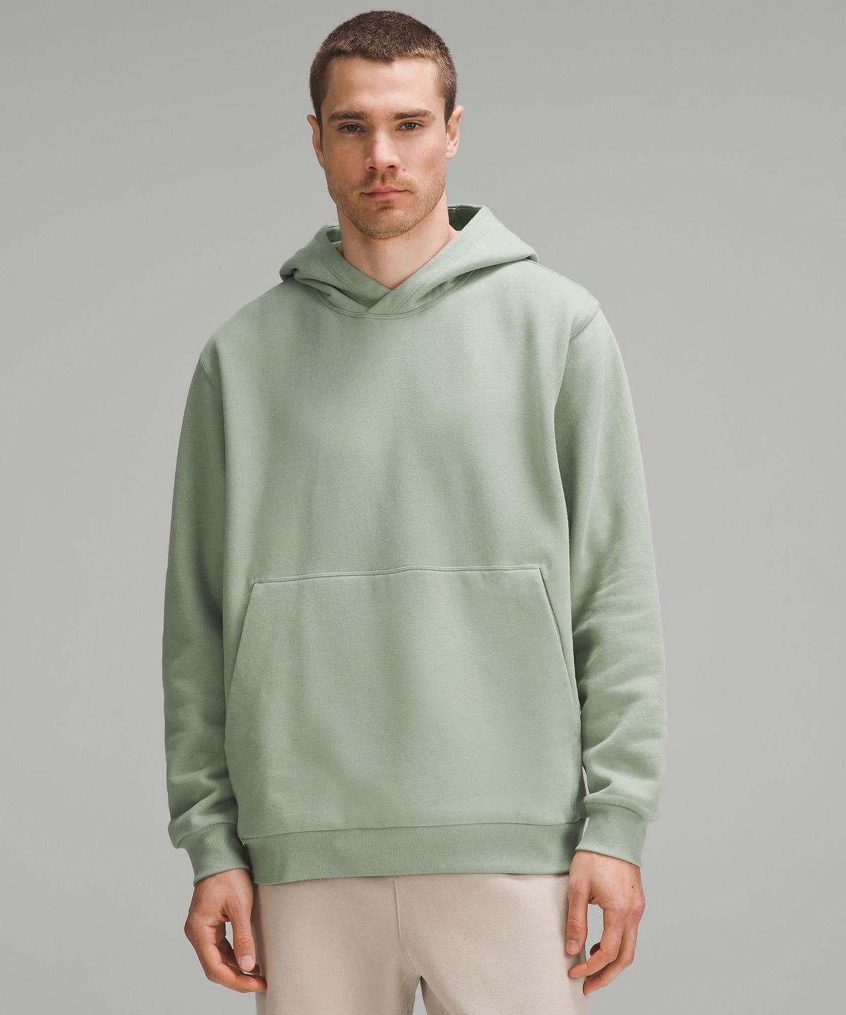 Green Lululemon Steady State Men Hoodies & Sweatshirts | NZ_LuLu72226