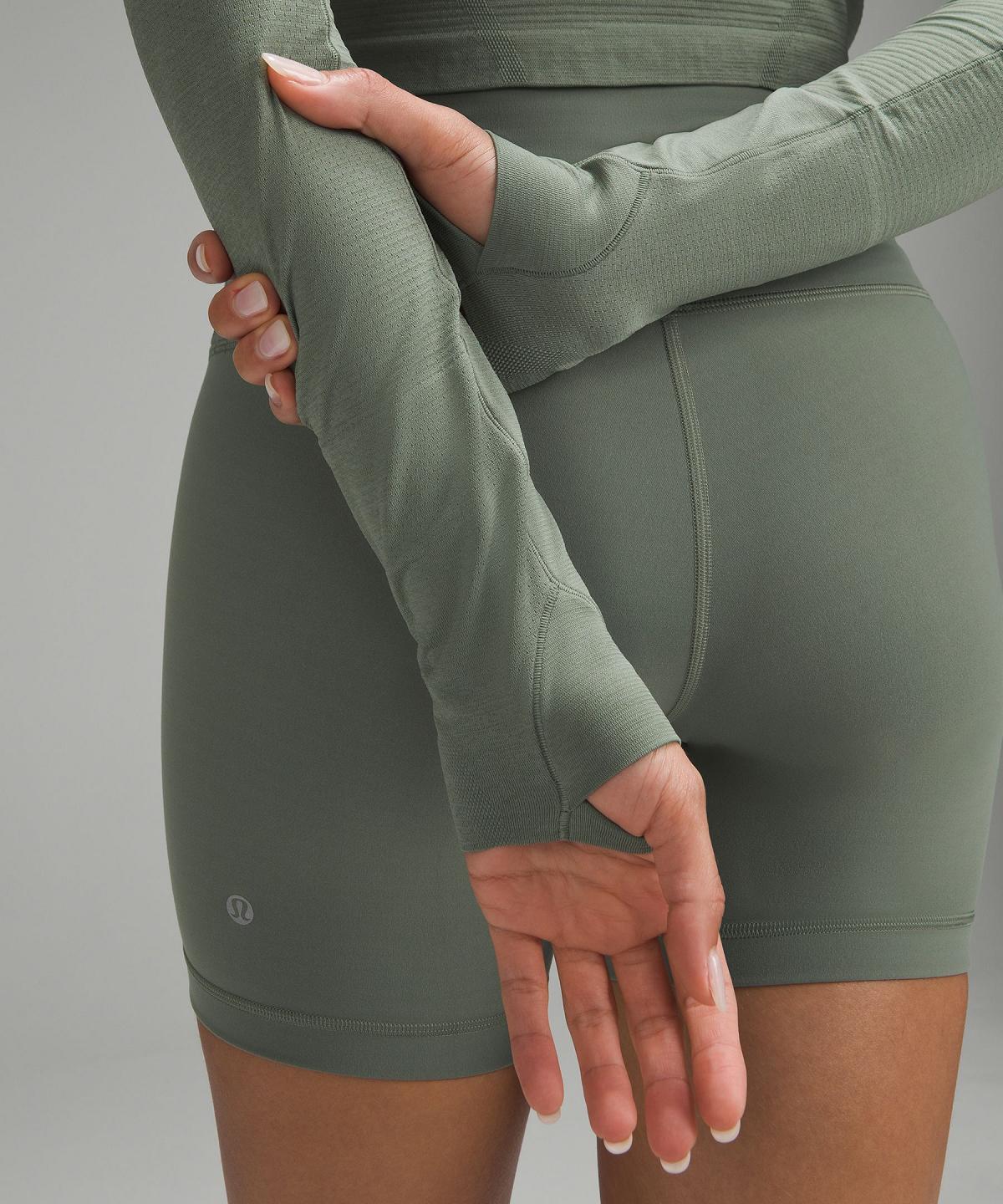 Green Lululemon Swiftly Tech Cropped Long-Sleeve 2.0 Women Shirts | NZ_LuLu14663