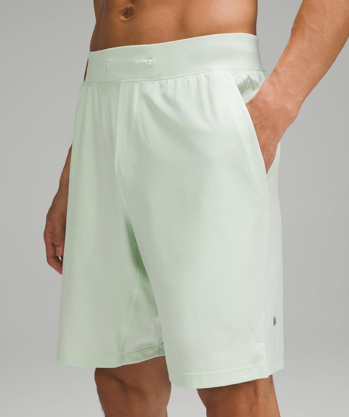 Green Lululemon T.H.E. Linerless 9" Men Shorts | NZ_LuLu93993