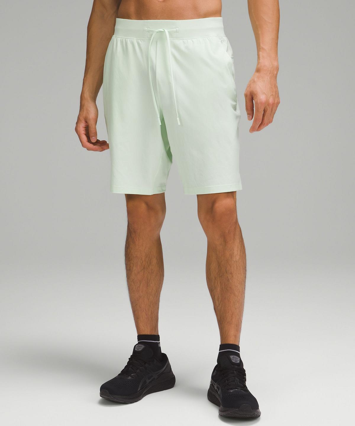 Green Lululemon T.H.E. Linerless 9" Men Shorts | NZ_LuLu93993