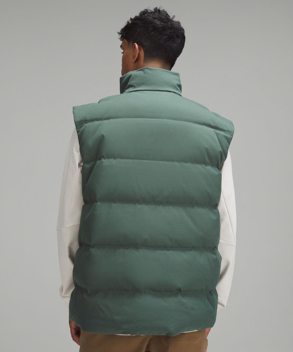 Green Lululemon Wunder Puff Vest Men Coats & Jackets | NZ_LuLu68510