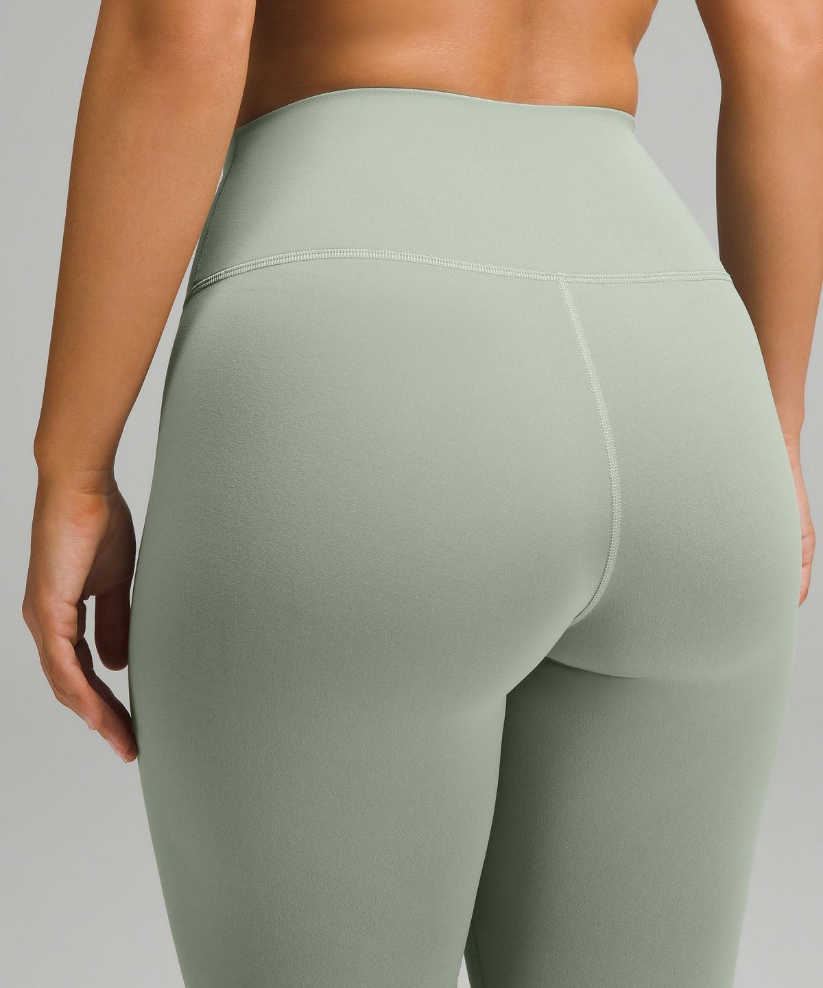 Green Lululemon Wunder Train Contour Fit High-Rise Tight 25" Women Leggings | NZ_LuLu30215