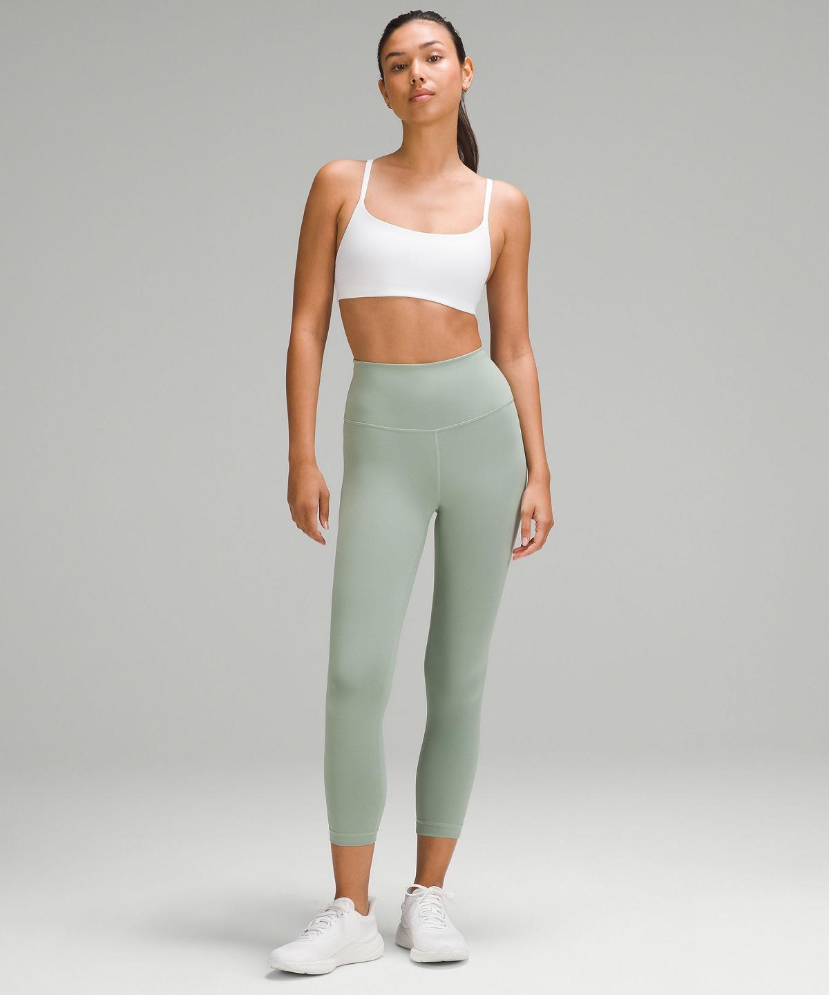 Green Lululemon Wunder Train High-Rise Crop 23" Women Pants | NZ_LuLu63792