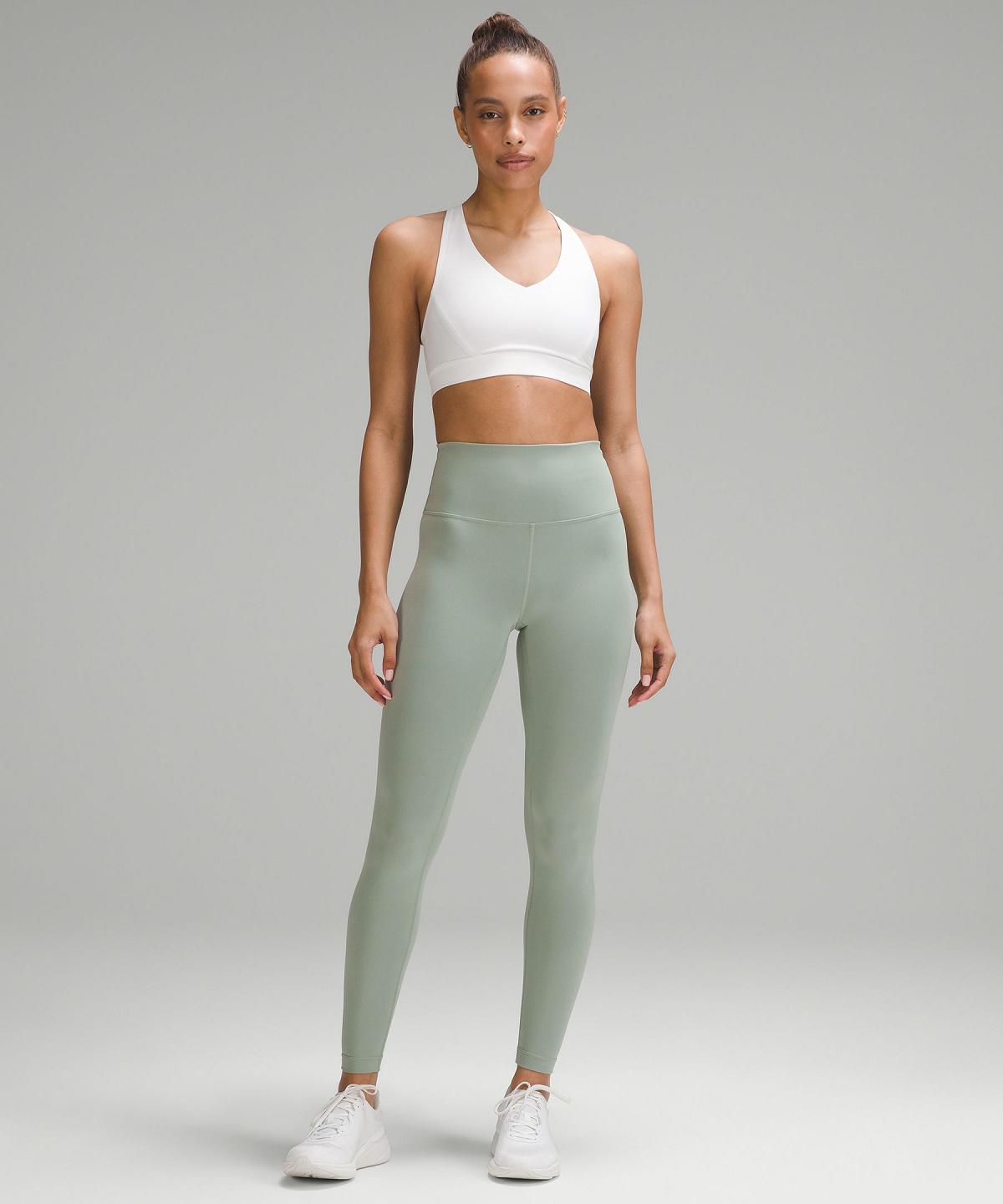 Green Lululemon Wunder Train High-Rise Tight 28" Women Leggings | NZ_LuLu61133