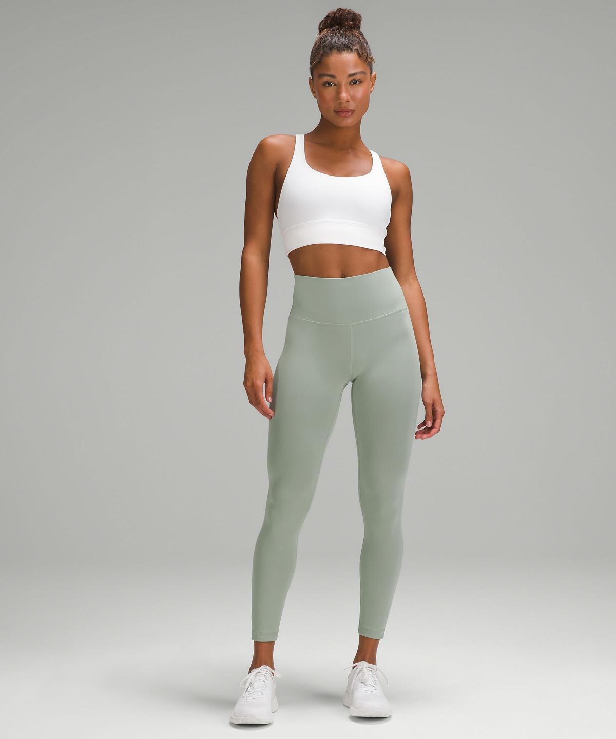 Green Lululemon Wunder Train High-Rise Tight 25" Women Pants | NZ_LuLu92861