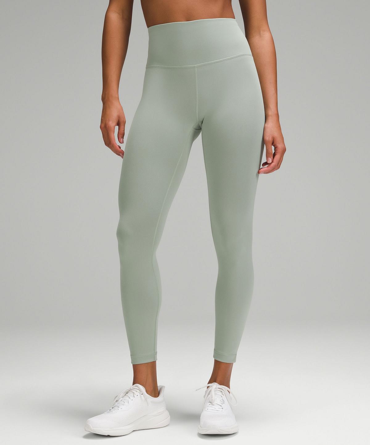 Green Lululemon Wunder Train High-Rise Tight 25" Women Pants | NZ_LuLu92861