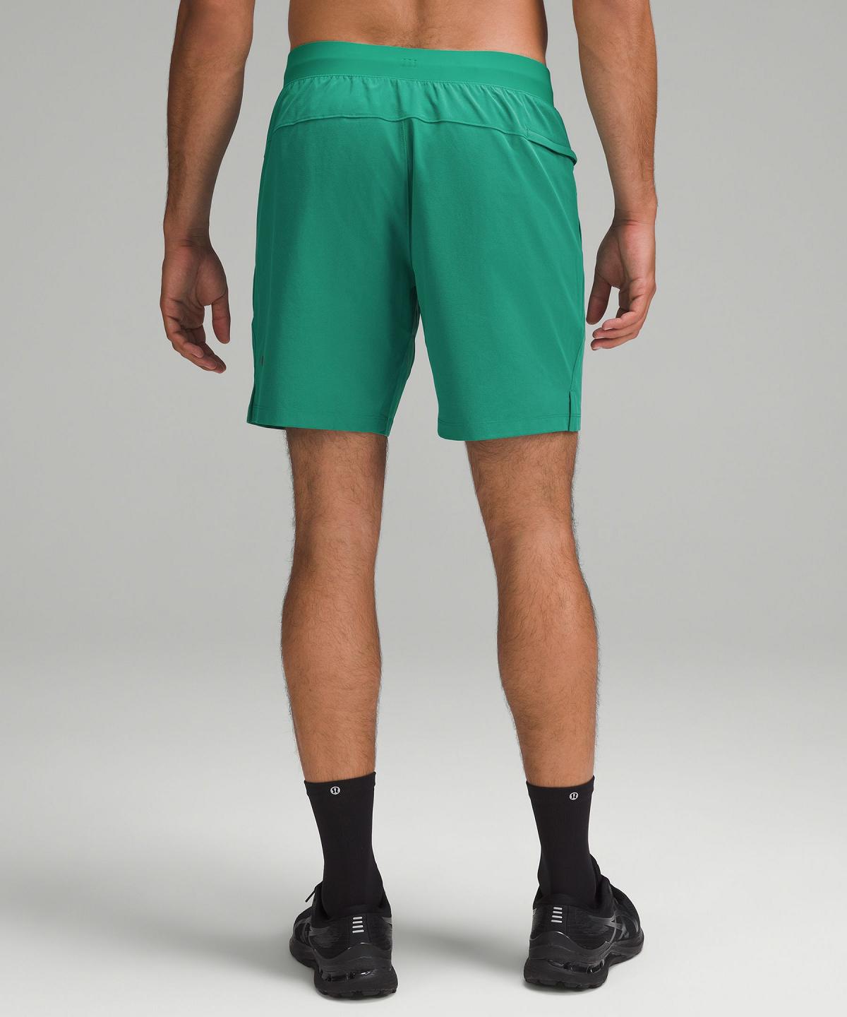 Green Lululemon Zeroed In Linerless 7" Men Shorts | NZ_LuLu57966