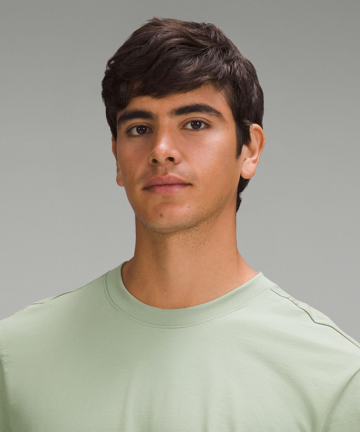 Green Lululemon Zeroed In Short-Sleeve Men T Shirts | NZ_LuLu99793