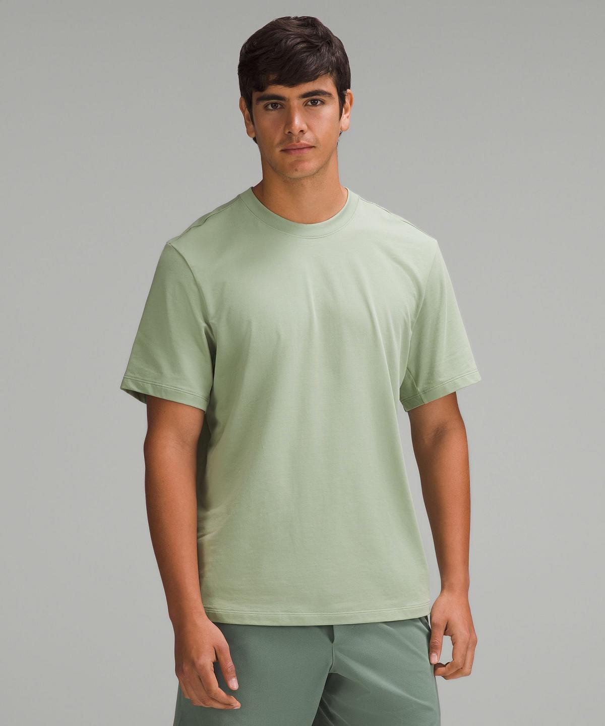 Green Lululemon Zeroed In Short-Sleeve Men T Shirts | NZ_LuLu99793