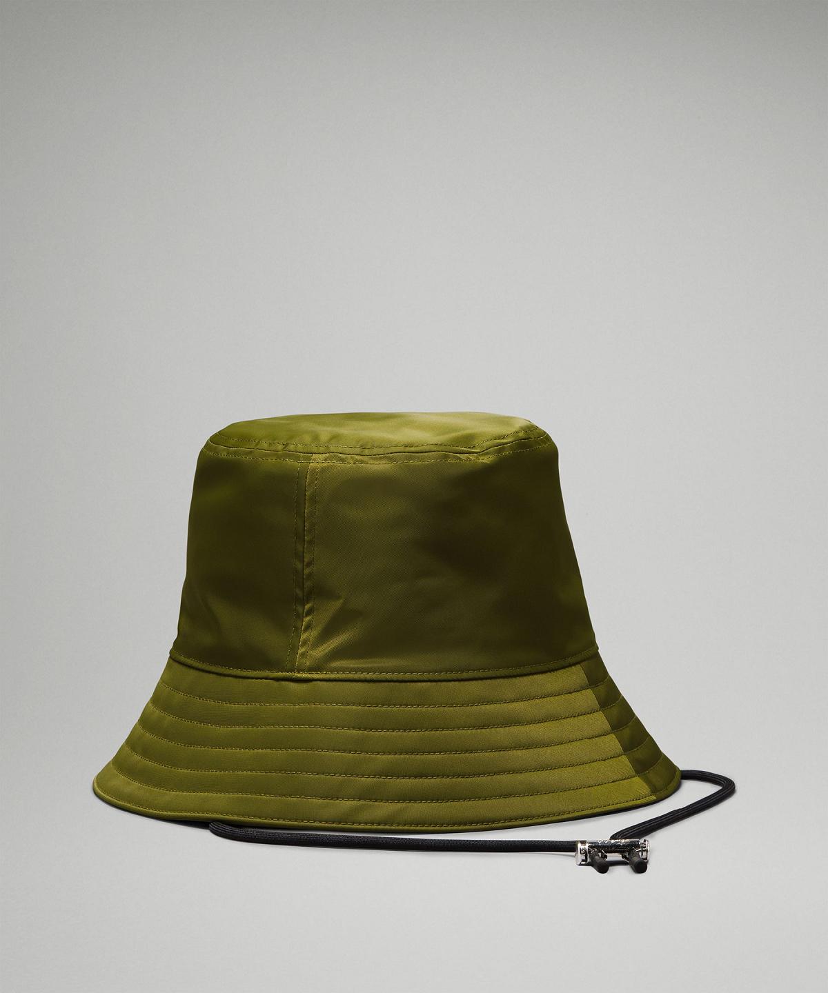 Green / Black Lululemon Nylon Bucket Men Hats | NZ_LuLu97302