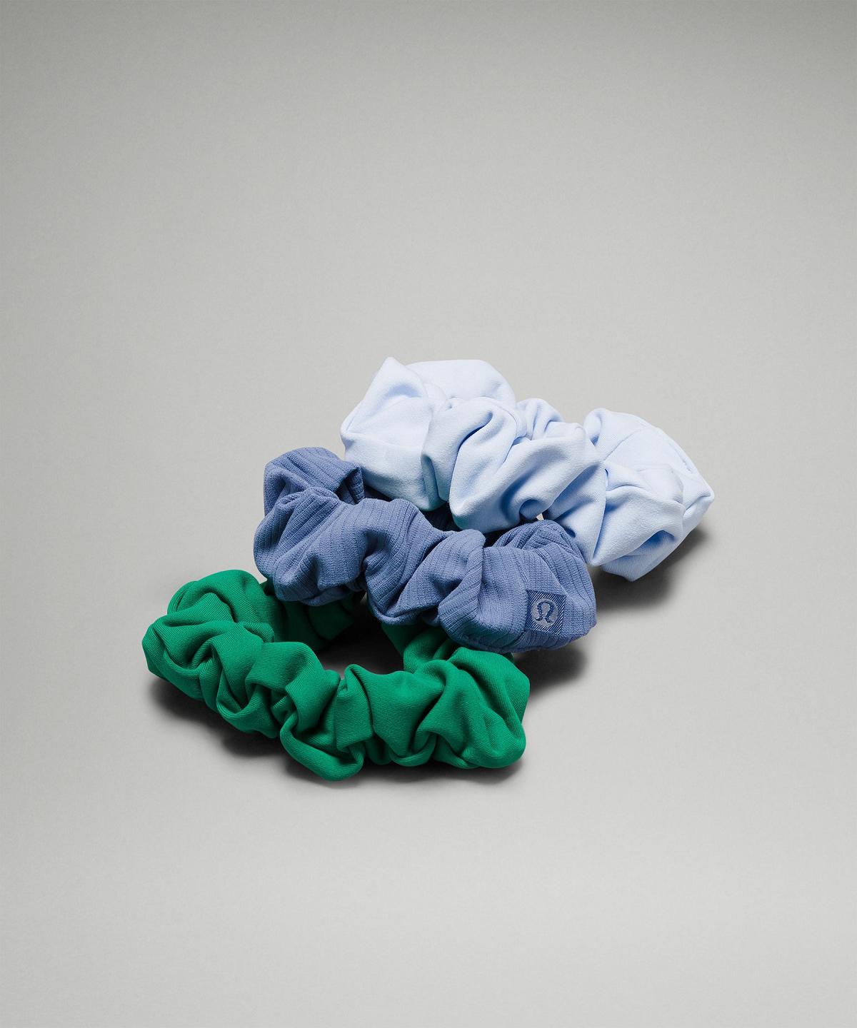 Green / Blue Lululemon Uplifting Scrunchies Nulu Women Hair Accessories | NZ_LuLu30273