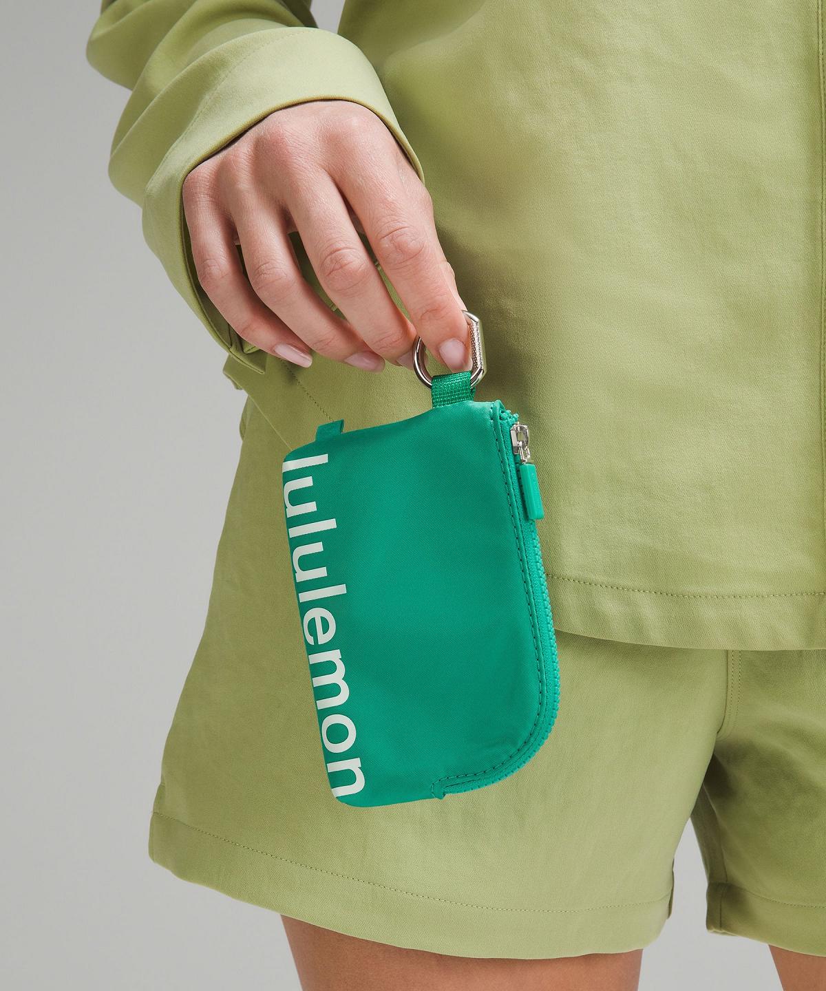 Green / Mint Lululemon Clippable Card Pouch Bag Wallets & Pouches | NZ_LuLu16999