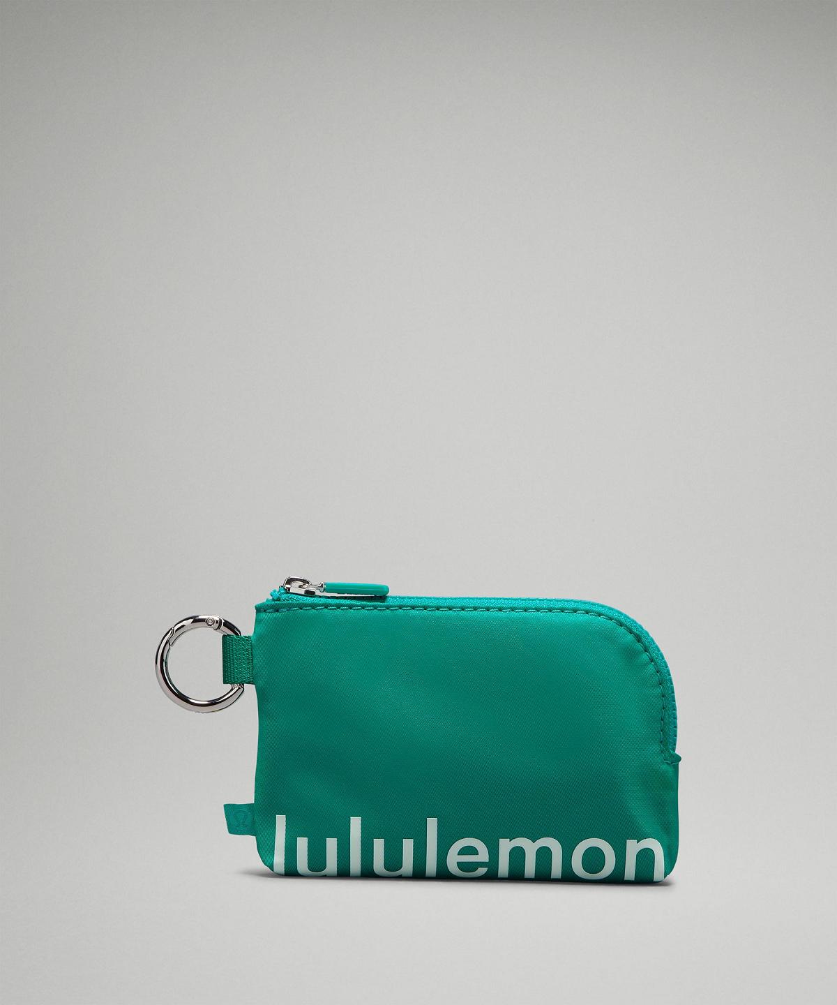 Green / Mint Lululemon Clippable Card Pouch Bag Wallets & Pouches | NZ_LuLu16999