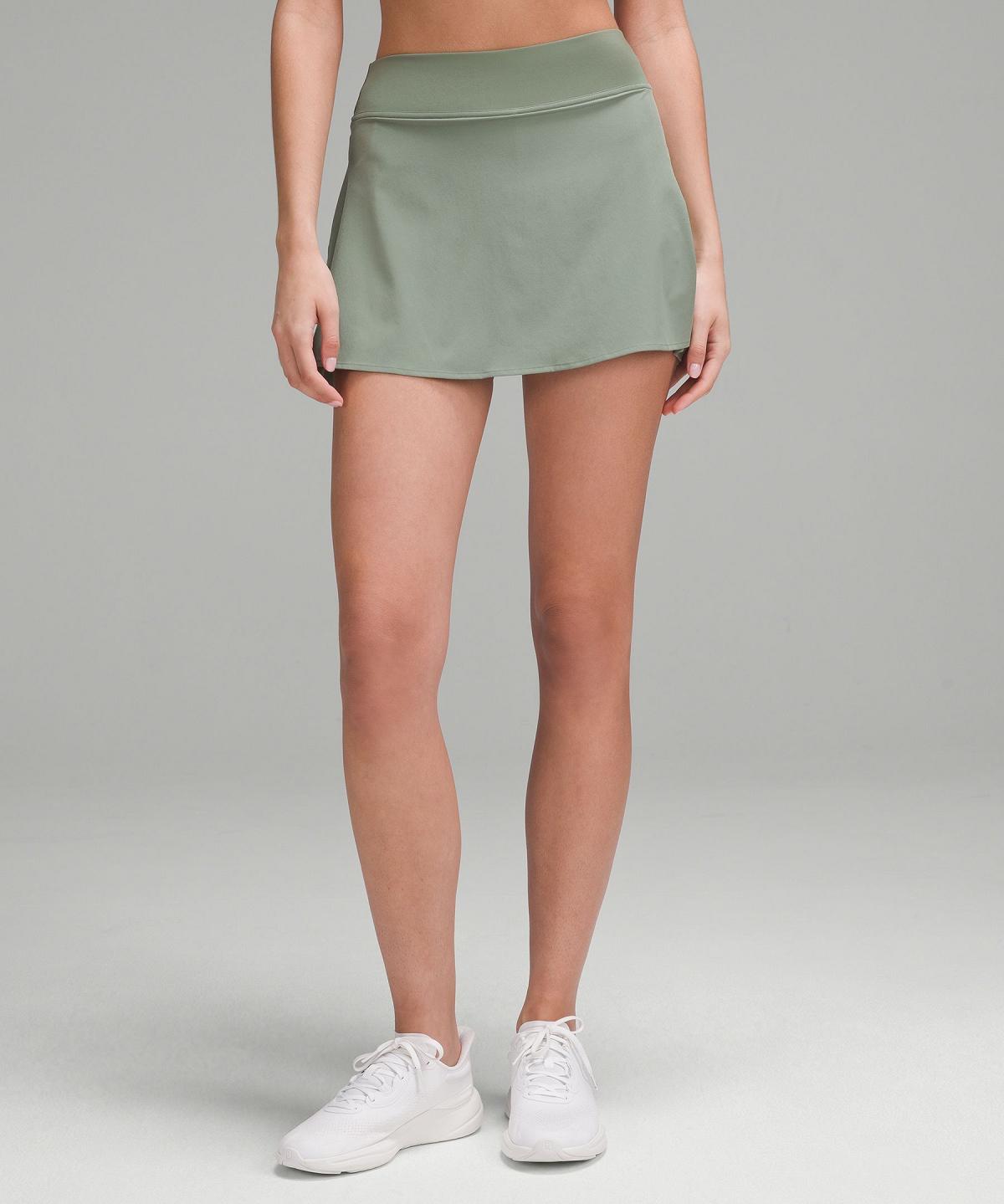 Grey Green Lululemon Lightweight High-Rise Tennis Women Skirts | NZ_LuLu66288