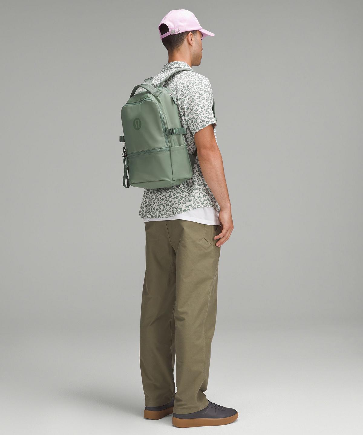 Grey Green Lululemon New Crew 22L Bag Backpacks | NZ_LuLu78350