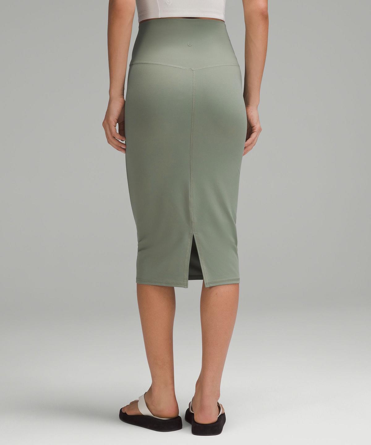 Grey Green Lululemon Nulu Slim-Fit High-Rise Women Skirts | NZ_LuLu47275