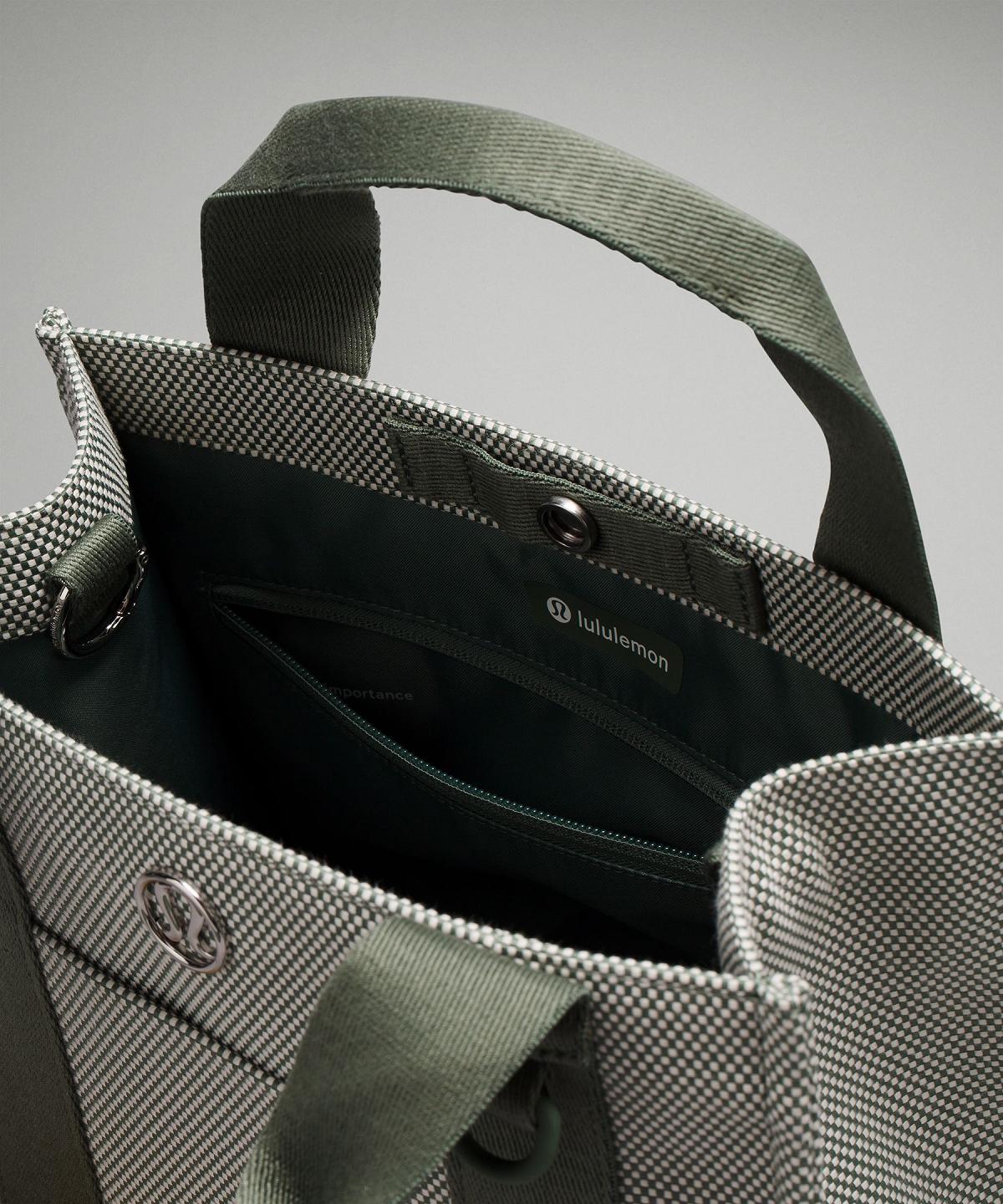 Grey Green Lululemon Two-Tone Canvas Bag Tote Bag | NZ_LuLu91266