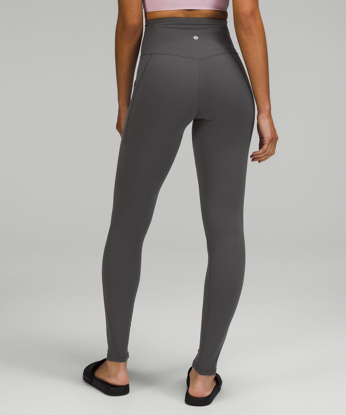 Grey Lululemon Align™ High-Rise Pant with Pockets 31" Women Leggings | NZ_LuLu23867