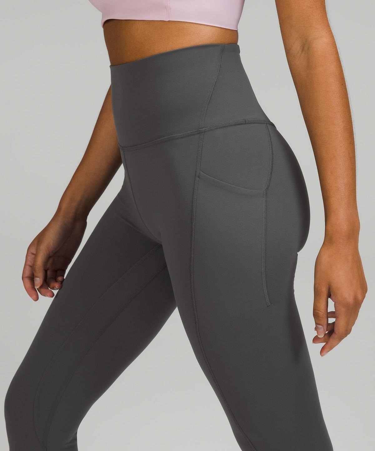 Grey Lululemon Align™ High-Rise Pant with Pockets 31" Women Leggings | NZ_LuLu23867