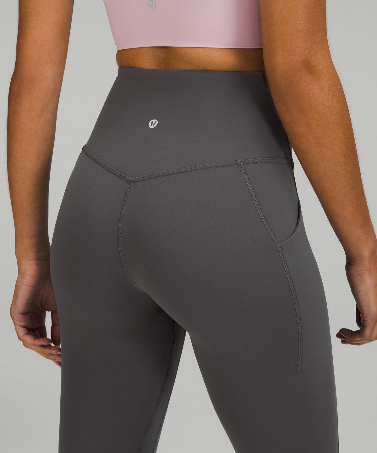 Grey Lululemon Align™ High-Rise Pant with Pockets 31" Women Leggings | NZ_LuLu23867