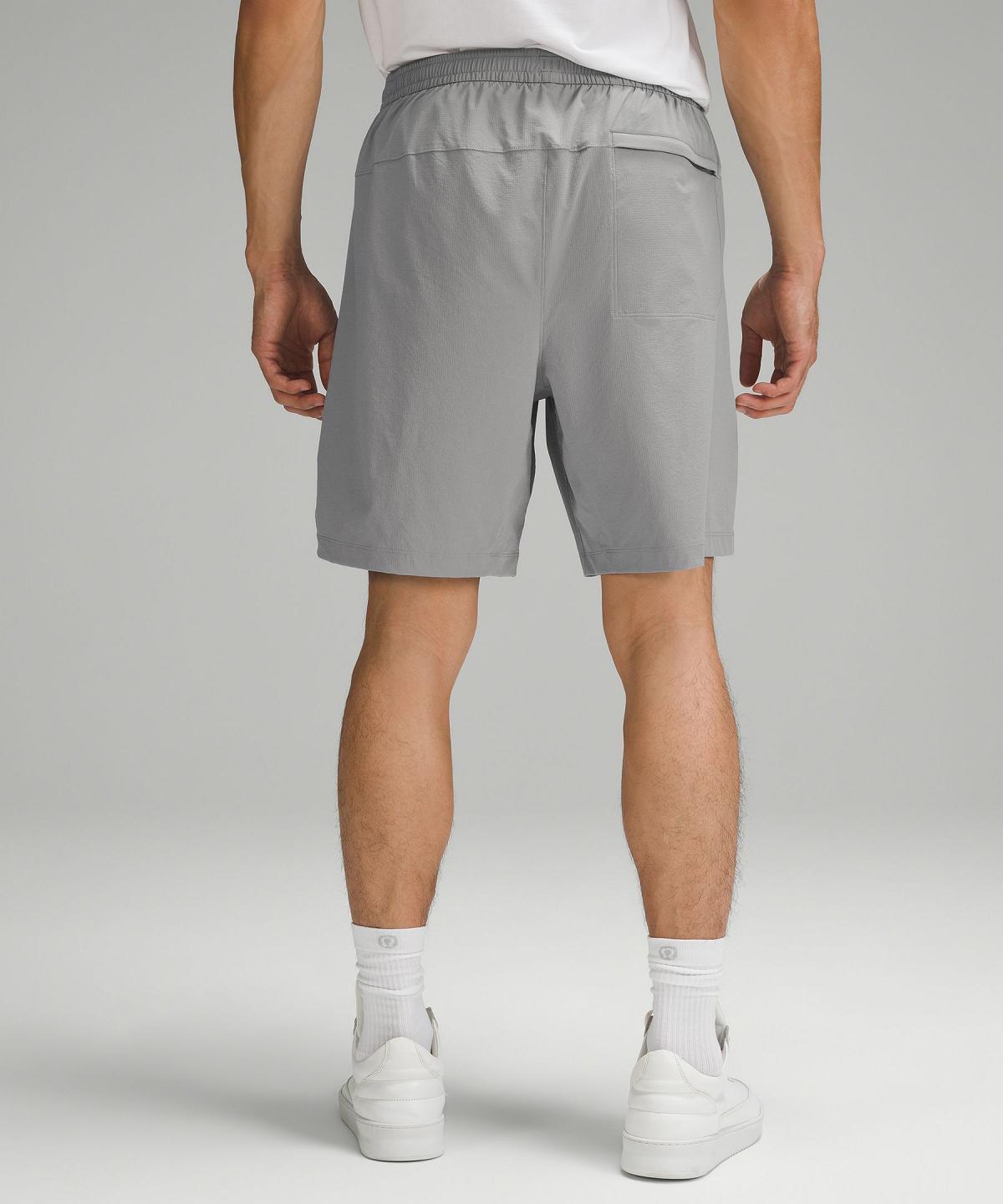 Grey Lululemon Bowline 8" Men Shorts | NZ_LuLu80870