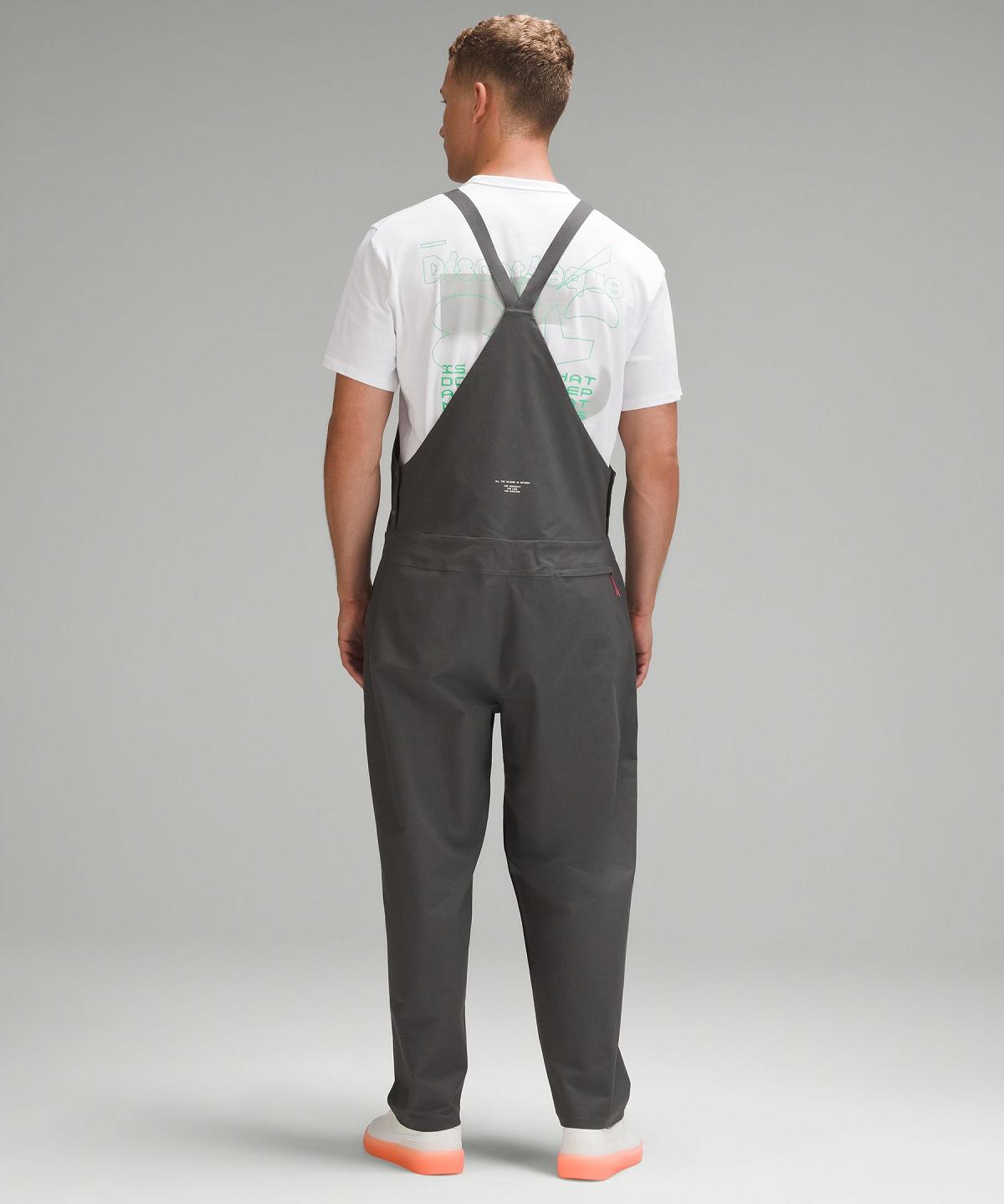 Grey Lululemon Men's Woven Overalls Men Pants | NZ_LuLu34009