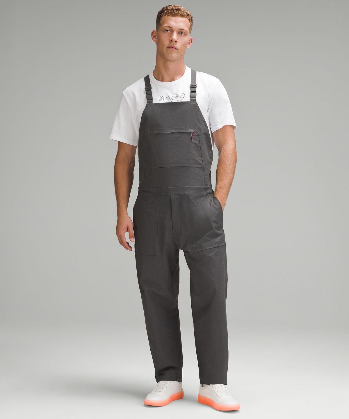 Grey Lululemon Men's Woven Overalls Men Pants | NZ_LuLu34009