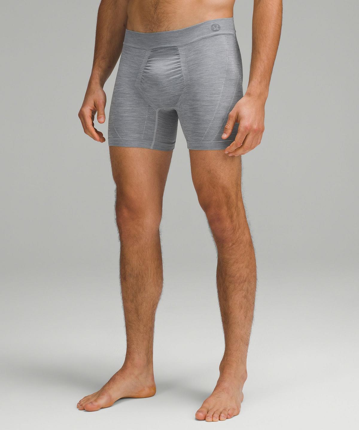 Grey Lululemon Rapid Vent Tech Boxer 5" Men Underwear | NZ_LuLu91180