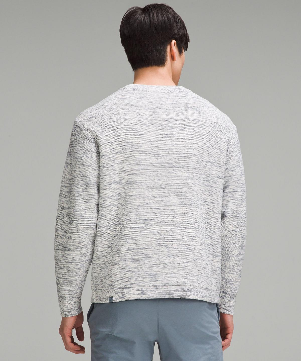 Grey Lululemon Relaxed-Fit Crewneck Knit Men Sweaters | NZ_LuLu93741