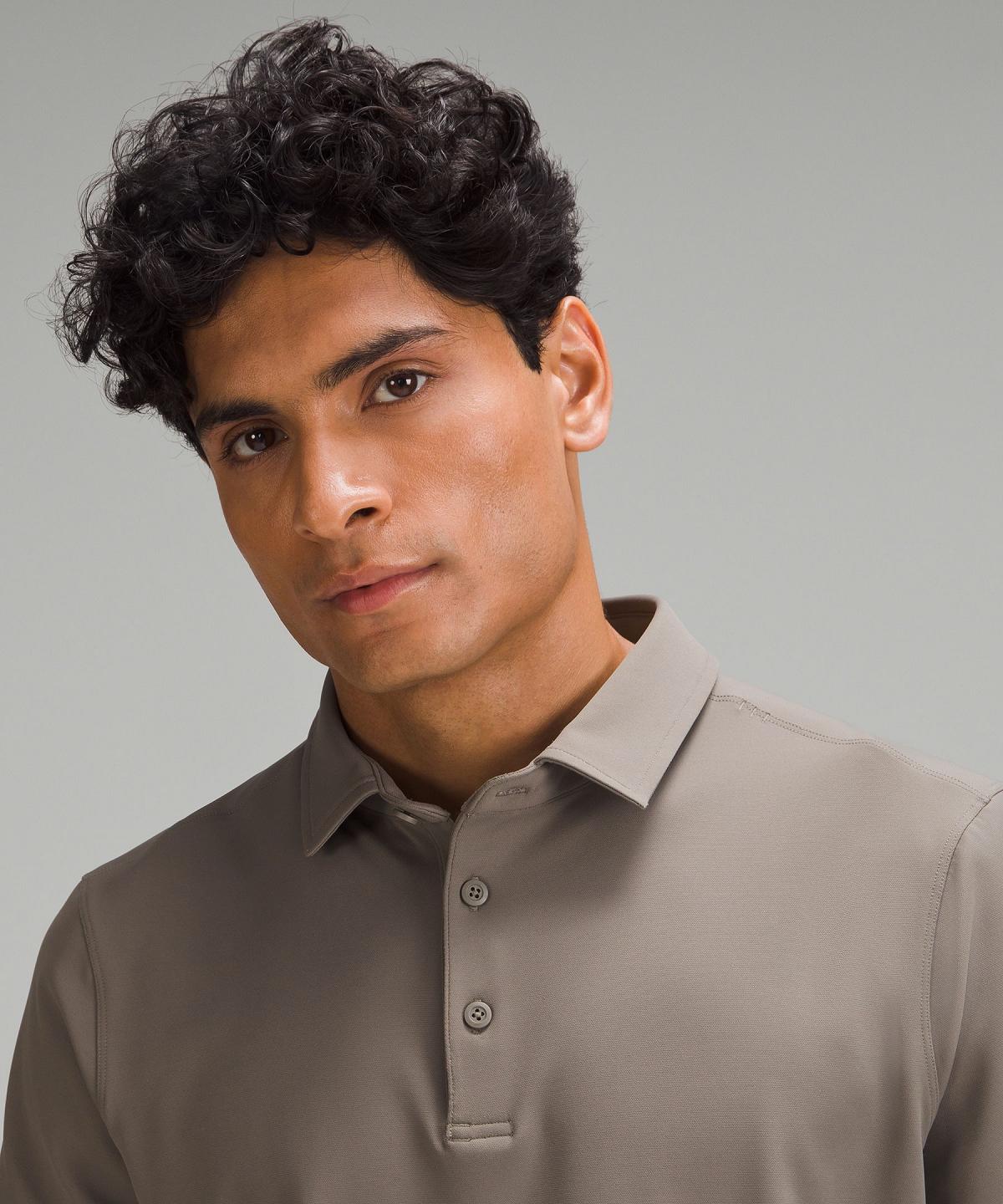 Grey Lululemon ShowZero™ Polo Men Shirts | NZ_LuLu64260