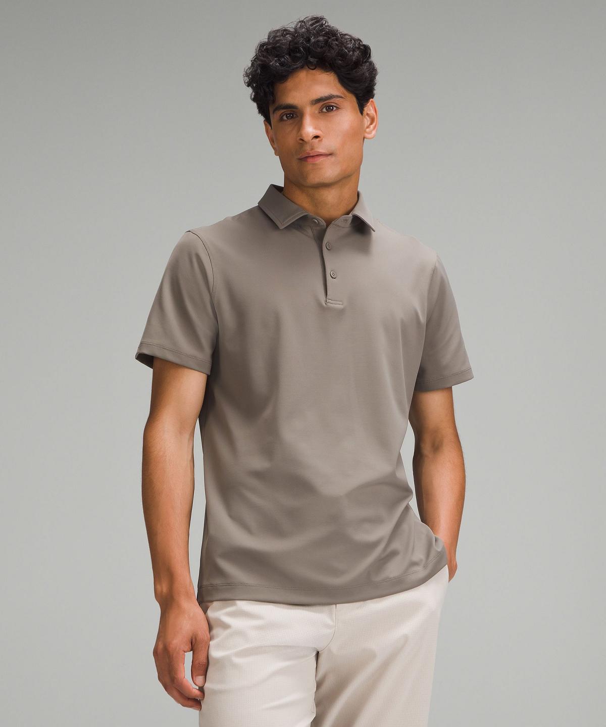 Grey Lululemon ShowZero™ Polo Men Shirts | NZ_LuLu64260