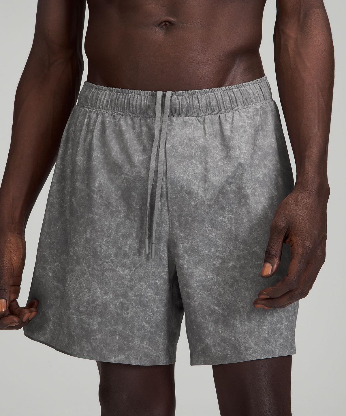 Grey Lululemon Surge Lined 6" Men Shorts | NZ_LuLu50415