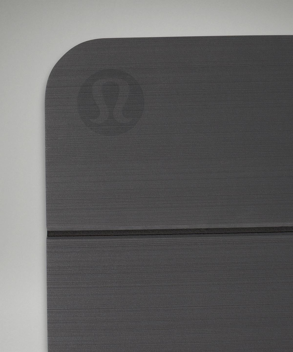 Grey / Black Lululemon The Foldable Mat 6.5mm Women Yoga Mats | NZ_LuLu63421