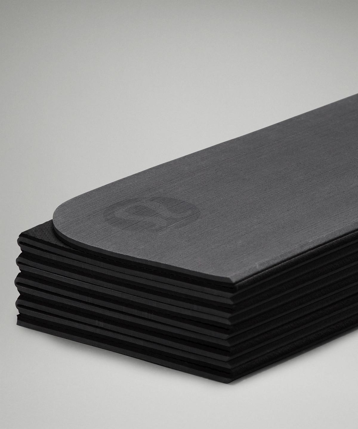 Grey / Black Lululemon The Foldable Mat 6.5mm Women Yoga Mats | NZ_LuLu63421