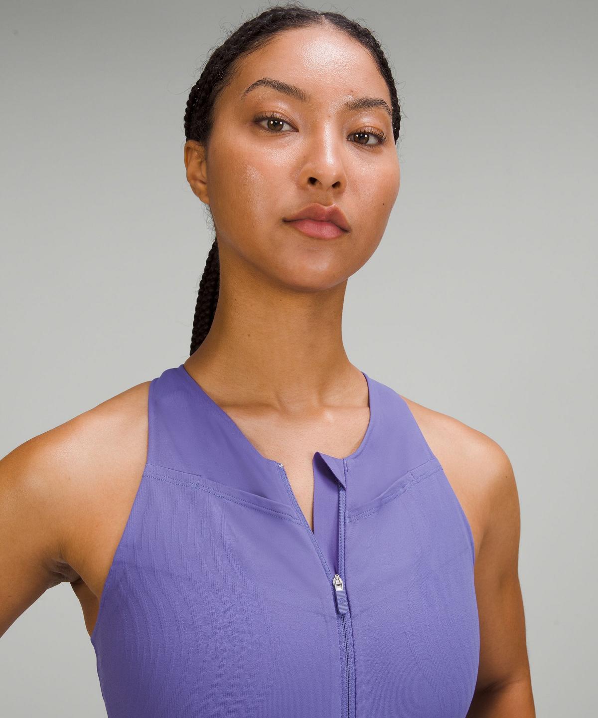 Indigo Lululemon SenseKnit Running One-Piece Women Bodysuit | NZ_LuLu37775