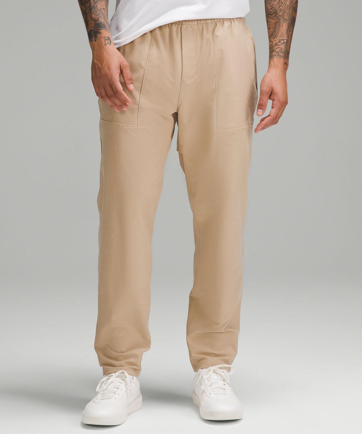 Khaki Lululemon Utilitech Classic-Fit Pull-On Men Trousers | NZ_LuLu13025