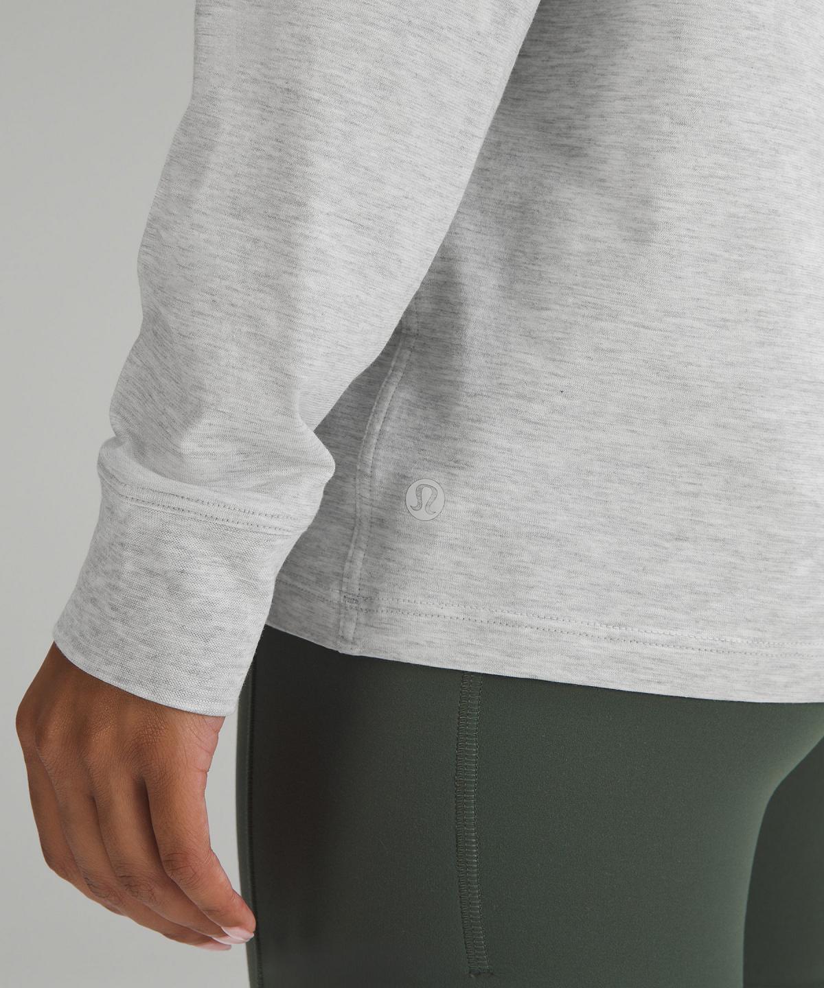 Light Grey Lululemon All Yours Long-Sleeve Women T Shirts | NZ_LuLu68015