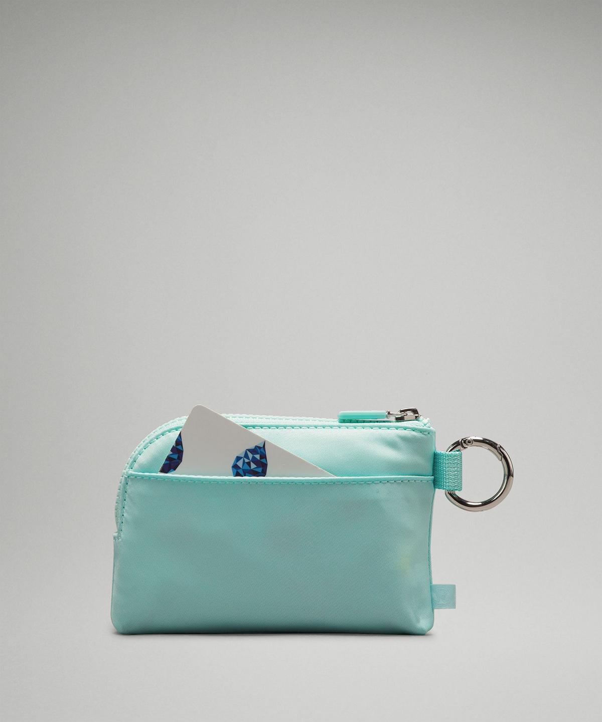 Mint / White Lululemon Clippable Card Pouch Bag Wallets & Pouches | NZ_LuLu13948