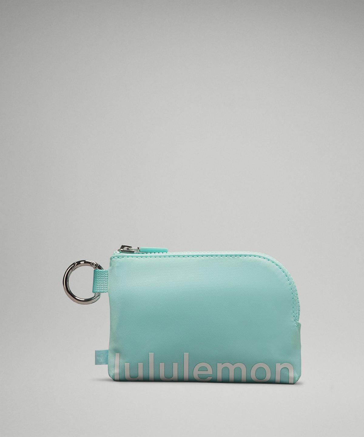 Mint / White Lululemon Clippable Card Pouch Bag Wallets & Pouches | NZ_LuLu13948