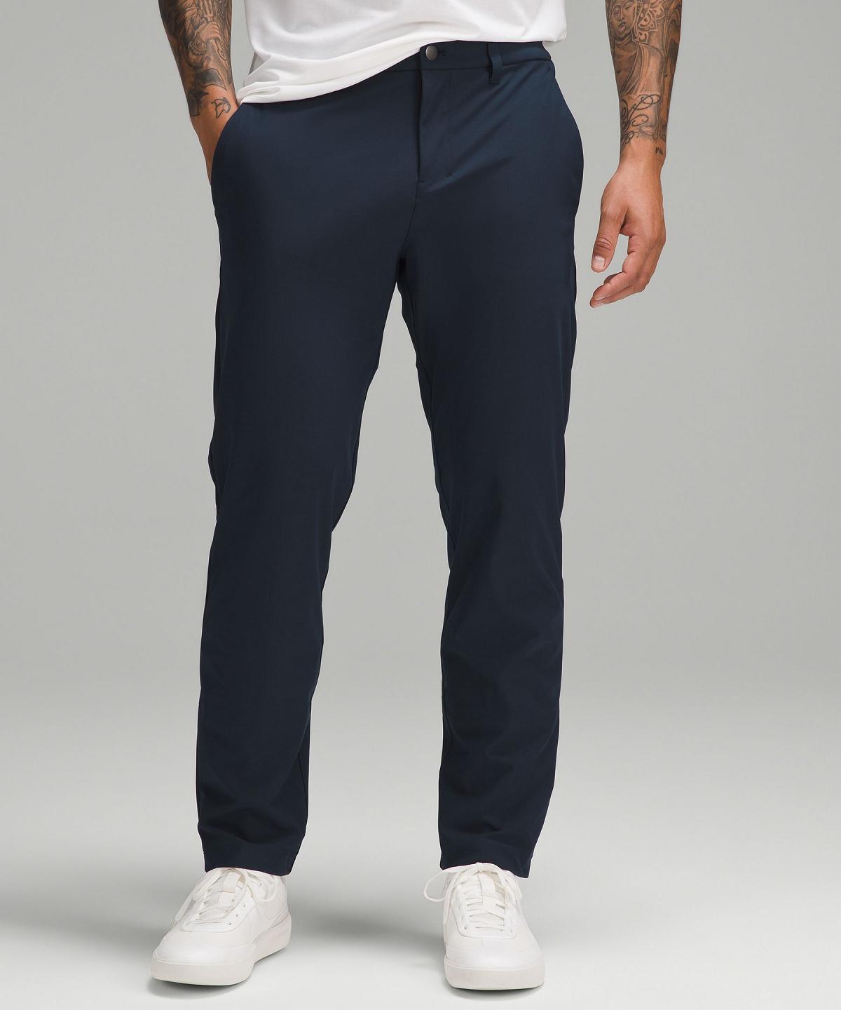 Navy Lululemon ABC Classic-Fit 32"L Men Pants | NZ_LuLu65014