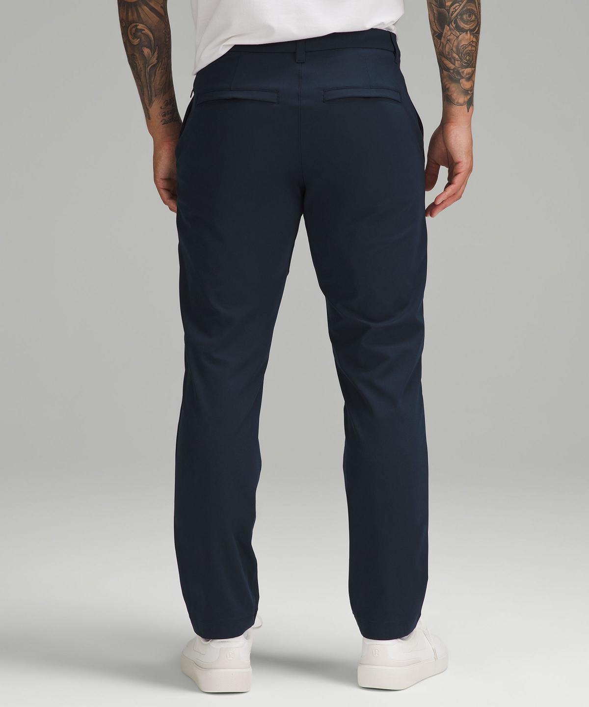 Navy Lululemon ABC Classic-Fit 37"L Men Pants | NZ_LuLu20599