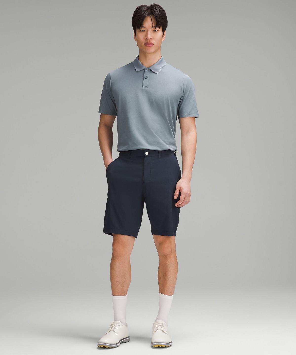 Navy Lululemon ABC Classic-Fit Golf 9" Men Shorts | NZ_LuLu30253